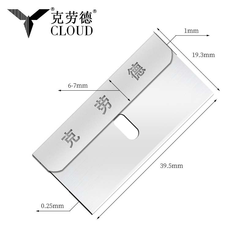 多目的片刃安全かみそりの刃