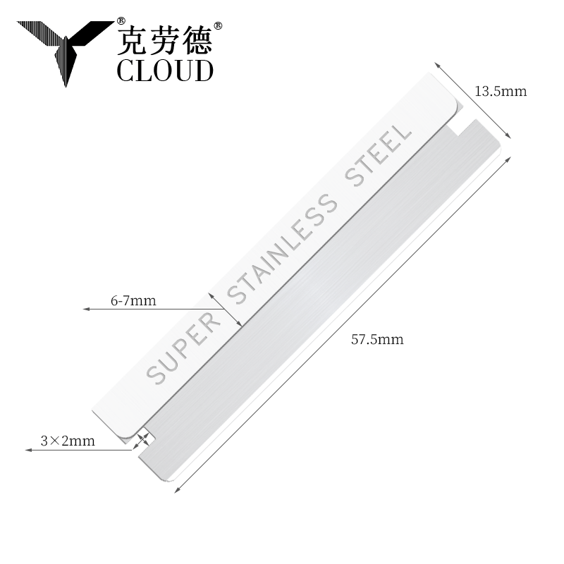 シングルエッジ波形カミソリ刃