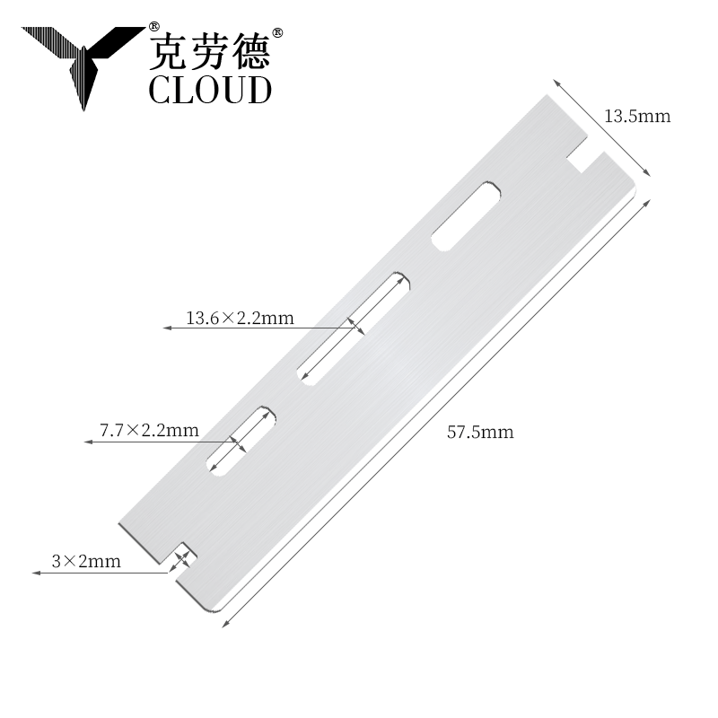 シングルエッジ波形カミソリ刃