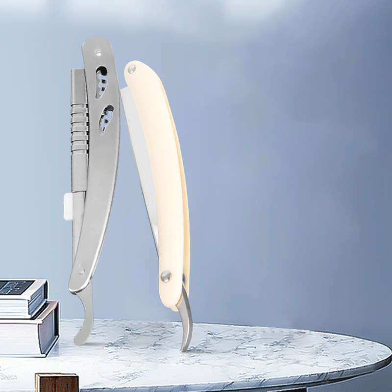 耐久性のあるステンレス鋼の波形ストレートかみそりハンドル