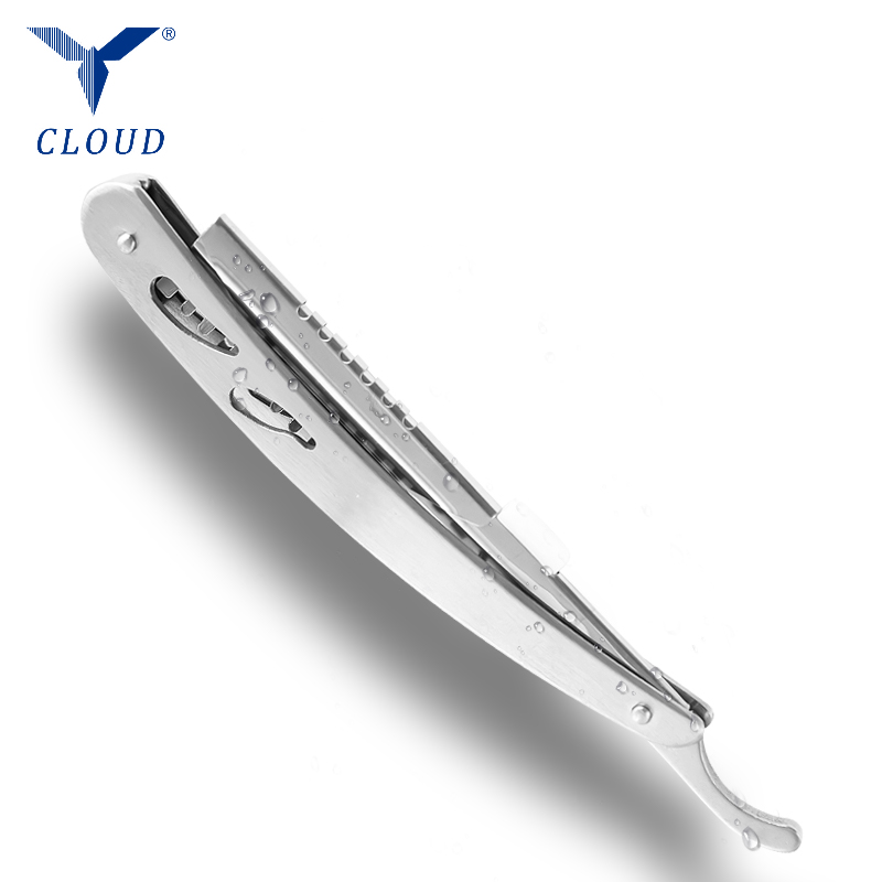 耐久性のあるステンレス鋼の波形ストレートかみそりハンドル