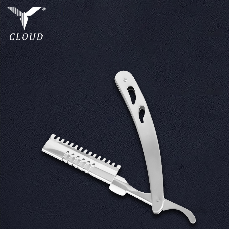 耐久性のあるステンレス鋼の波形ストレートかみそりハンドル