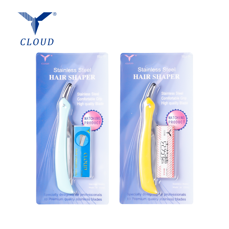 快適なグリップ ステンレス鋼のヘアシェイパー 77 ブレード カミソリ セット