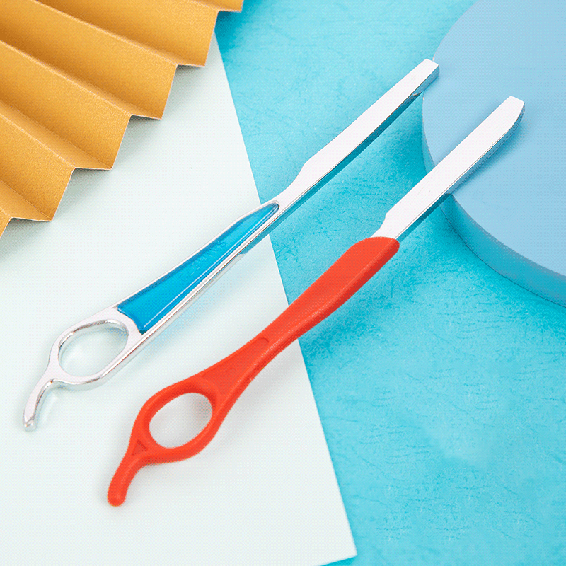 ヘアカットカミソリ ステンレスストレートカミソリ(プラスチックハンドル)