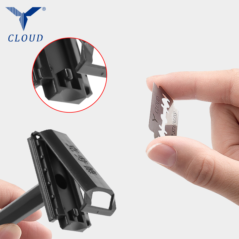 トラベルポータブル74枚刃プラスチックT字カミソリ