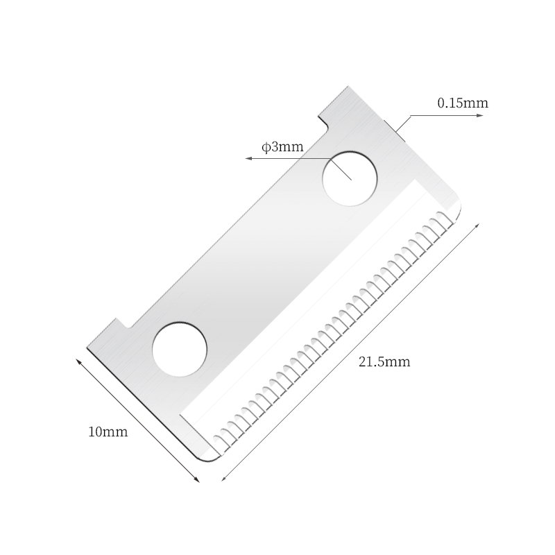 片面刃のステンレス鋼の眉毛カミソリの刃
