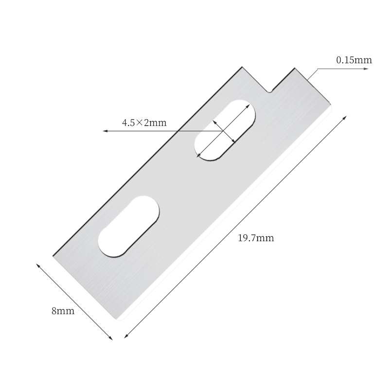 精密で鋭いステンレス鋼の眉毛整形ナイフの刃