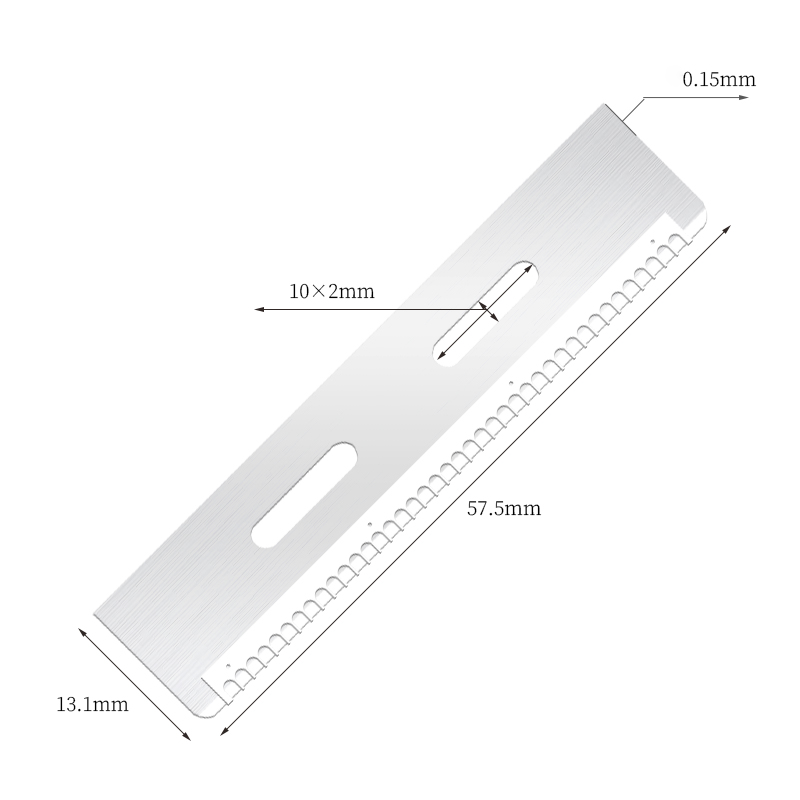 耐久性のある再利用可能なステンレス鋼の眉毛切断刃