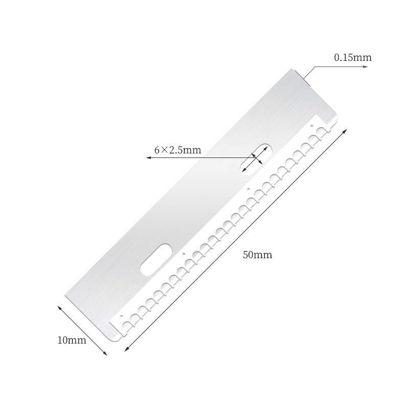 耐久性のある再利用可能なステンレス鋼の眉毛切断刃